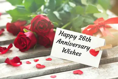 Happy 26th Anniversary Wishes