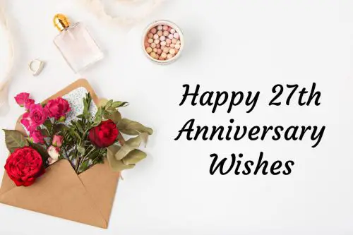 Happy 27th Anniversary Wishes